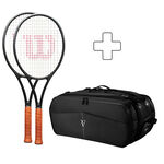 Pack Raqueta + Raquetero Wilson 2 x RF 01 PRO FRM plus Schlägertasche