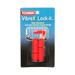 Accesorios Para Raquetas Tourna Vibrex Lock-On red