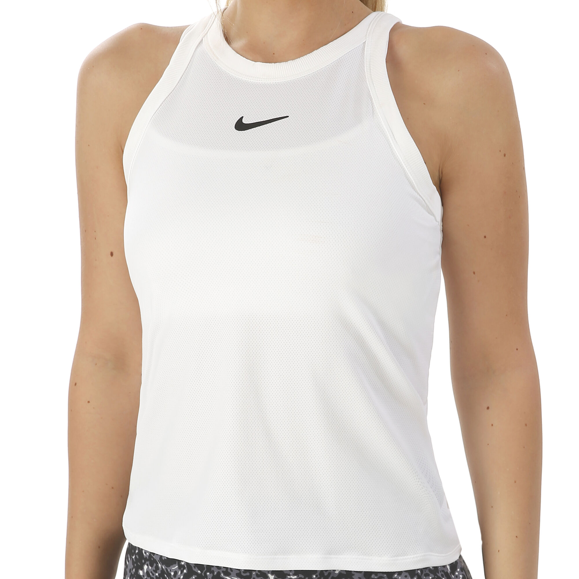 Nike Court Dry Mujeres - Blanco, Negro compra online | Tennis-Point