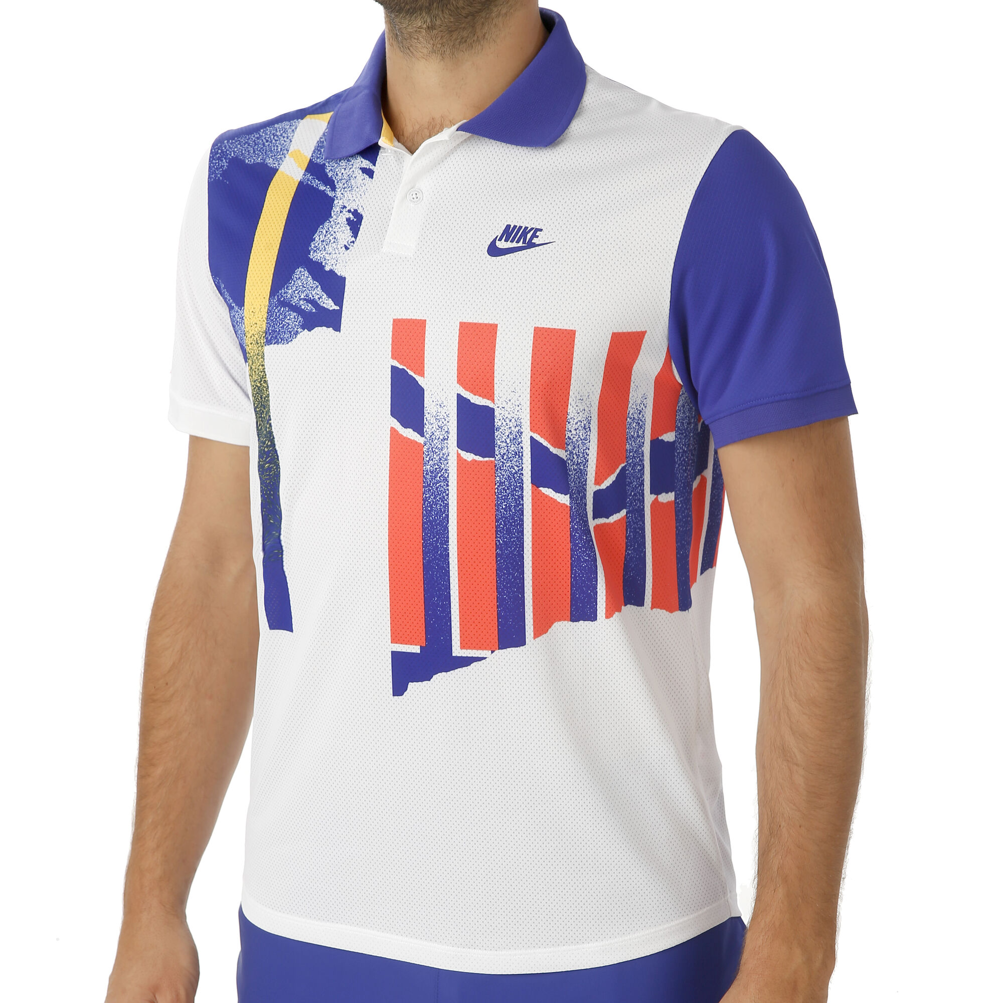 acción Verter Abuso Nike Court Advantage Polo Hombres - Blanco, Multicolor compra online |  Tennis-Point