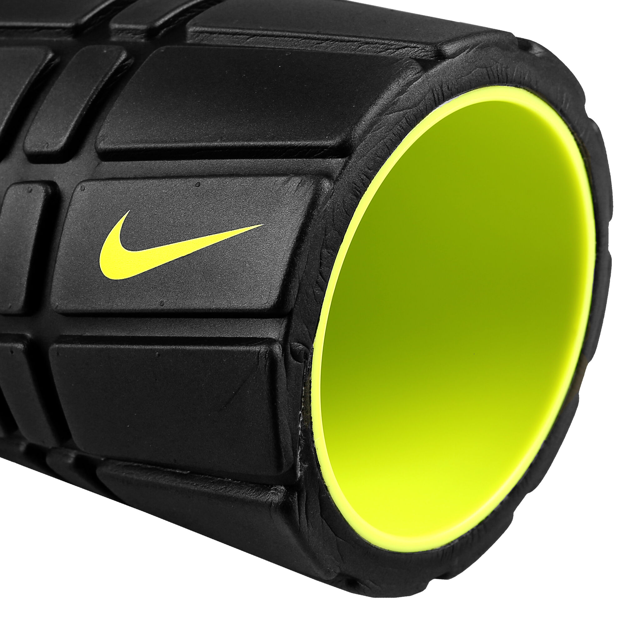 Nike Recovery 13" Foam Roller Rodillo Masaje - Negro, Amarillo Neón compra online | Tennis-Point