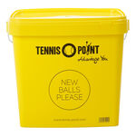 Equipo De Entrenamiento Tennis-Point Balleimer + Deckel viereckig gelb