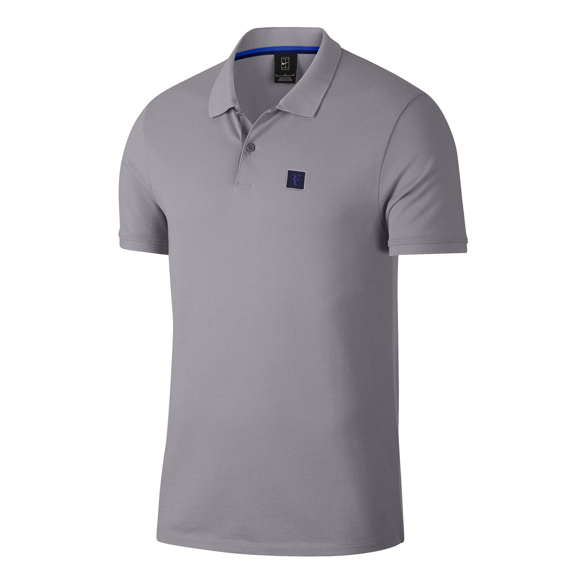 imperdonable borde Perspectiva Nike Roger Federer Court Essential Polo Hombres - Gris Claro, Azul Oscuro  compra online | Tennis-Point