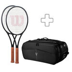 Pack Raqueta + Raquetero Wilson 2 x RF 01 FRM  plus Schlägertasche